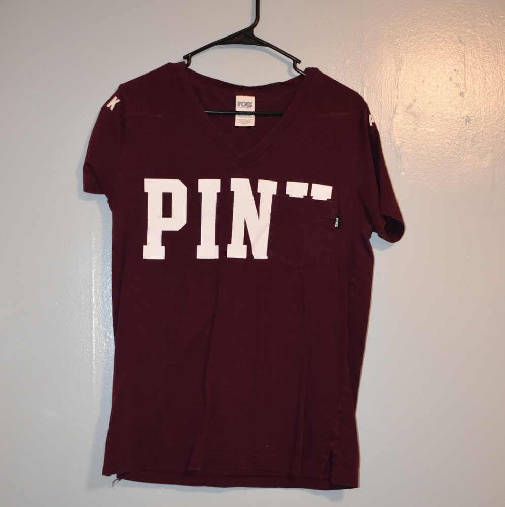 Pink Maroon Shirt